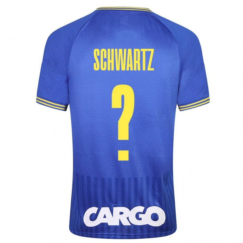 Danxen Barn Noam Schwartz #0 Vit Bortatröja Matchtröjor 2024/25 Tröjor T-Tröja