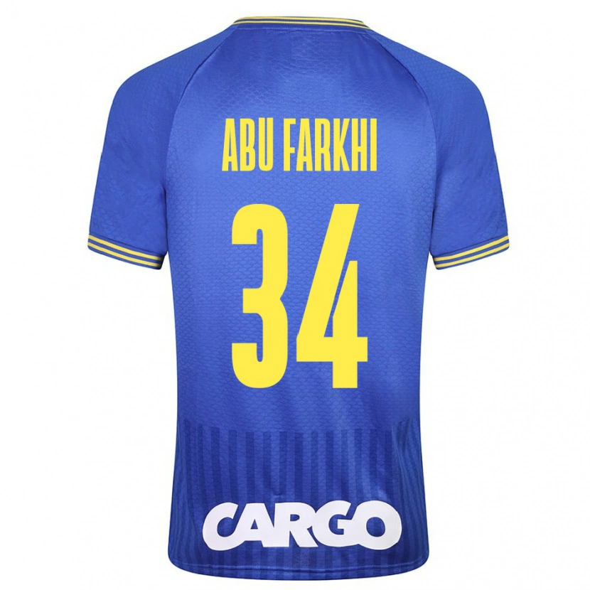 Danxen Barn Sayed Abu Farkhi #34 Vit Bortatröja Matchtröjor 2024/25 Tröjor T-Tröja