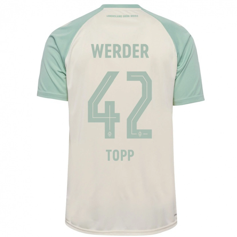 Danxen Barn Keke Topp #42 Benvit Ljusgrön Bortatröja Matchtröjor 2024/25 Tröjor T-Tröja