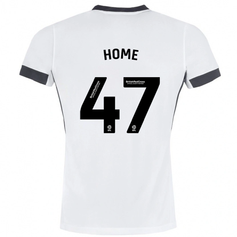 Danxen Barn Josh Home #47 Vit Svart Bortatröja Matchtröjor 2024/25 Tröjor T-Tröja