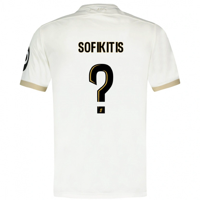 Danxen Barn Yanis Sofikitis #0 Vitguld Bortatröja Matchtröjor 2024/25 Tröjor T-Tröja