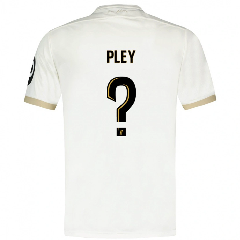 Danxen Barn Lenny Pley #0 Vitguld Bortatröja Matchtröjor 2024/25 Tröjor T-Tröja