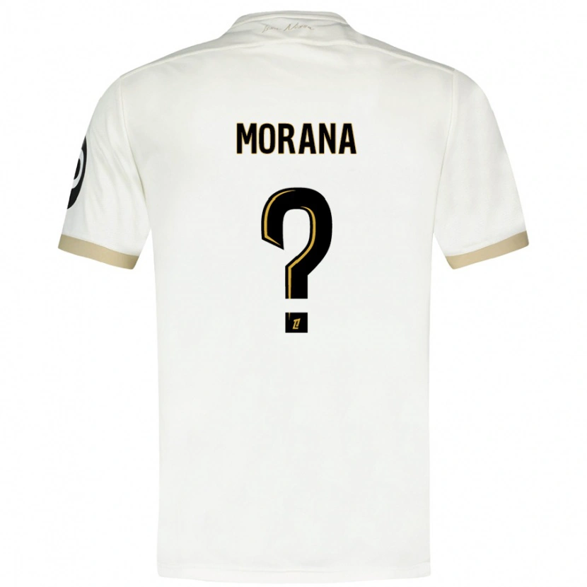 Danxen Barn Djelan Morana #0 Vitguld Bortatröja Matchtröjor 2024/25 Tröjor T-Tröja