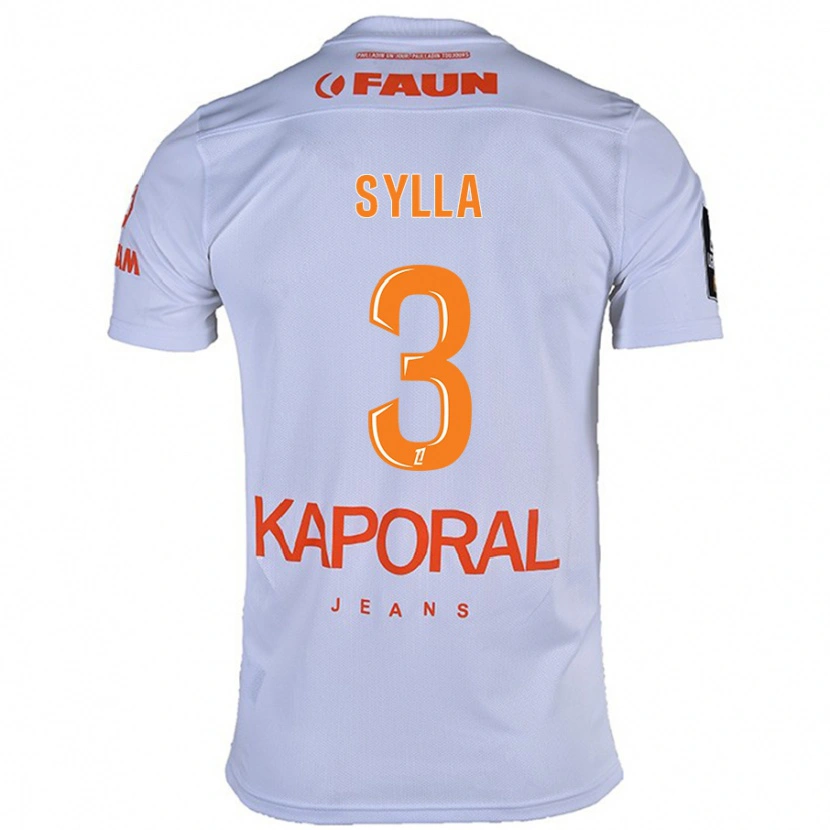 Danxen Barn Issiaga Sylla #3 Vit Bortatröja Matchtröjor 2024/25 Tröjor T-Tröja