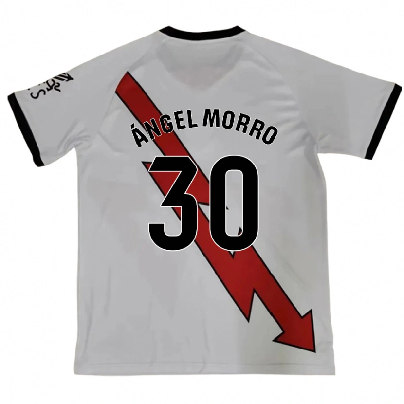 Danxen Barn Miguel Ángel Morro #30 Röd Bortatröja Matchtröjor 2024/25 Tröjor T-Tröja