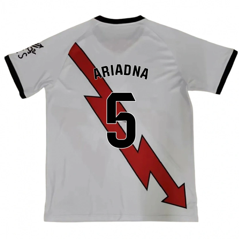 Danxen Barn Ariadna Rovirola Moreno #5 Röd Bortatröja Matchtröjor 2024/25 Tröjor T-Tröja