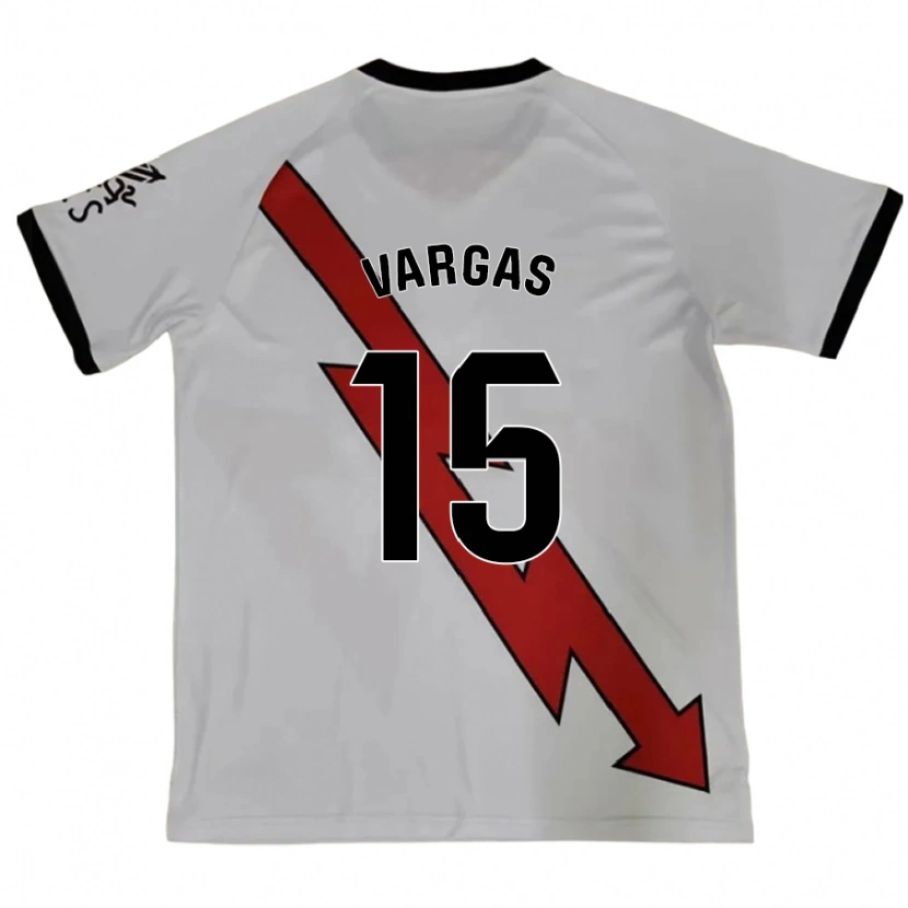 Danxen Barn Rosario Vargas Sarasqueta #15 Röd Bortatröja Matchtröjor 2024/25 Tröjor T-Tröja