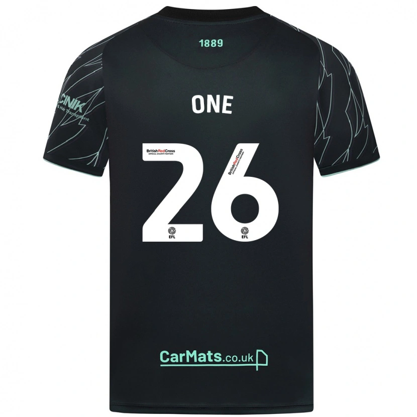 Danxen Barn Ryan Oné #26 Svart Grön Bortatröja Matchtröjor 2024/25 Tröjor T-Tröja