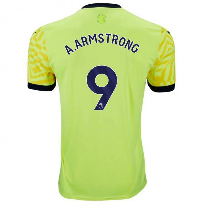 Danxen Barn Adam Armstrong #9 Gul Bortatröja Matchtröjor 2024/25 Tröjor T-Tröja