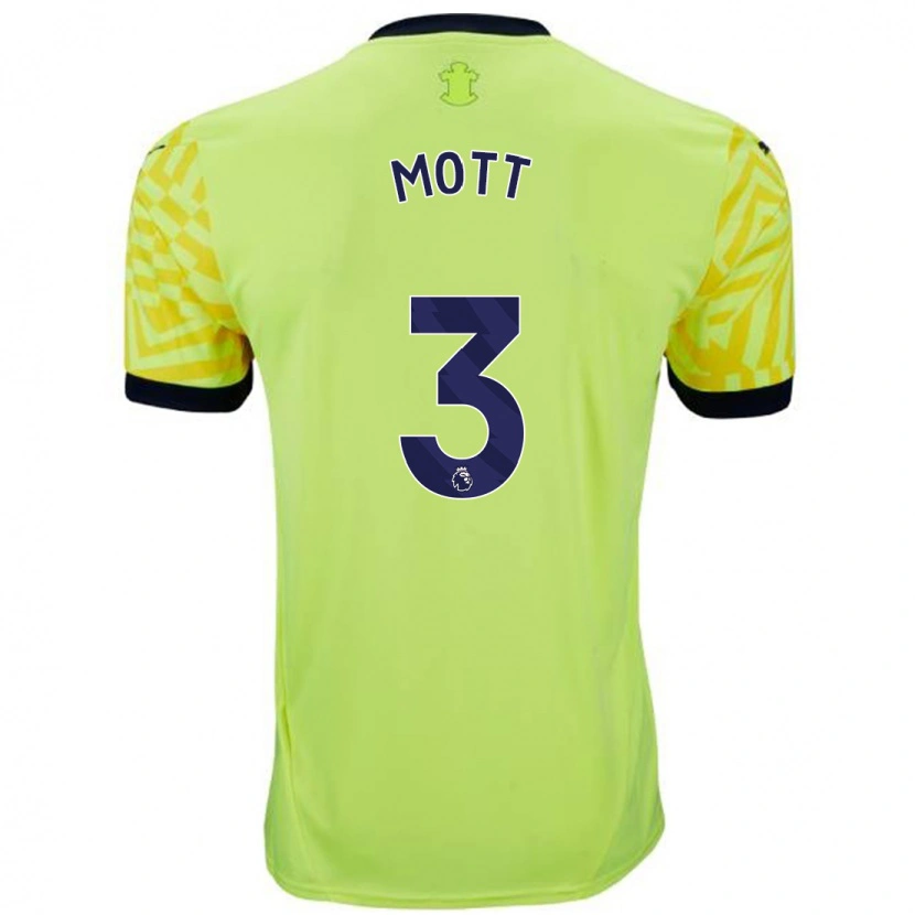 Danxen Barn Milly Mott #3 Gul Bortatröja Matchtröjor 2024/25 Tröjor T-Tröja