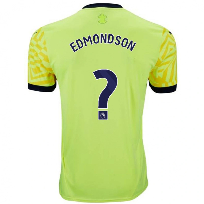 Danxen Barn Tyler Edmondson #0 Gul Bortatröja Matchtröjor 2024/25 Tröjor T-Tröja