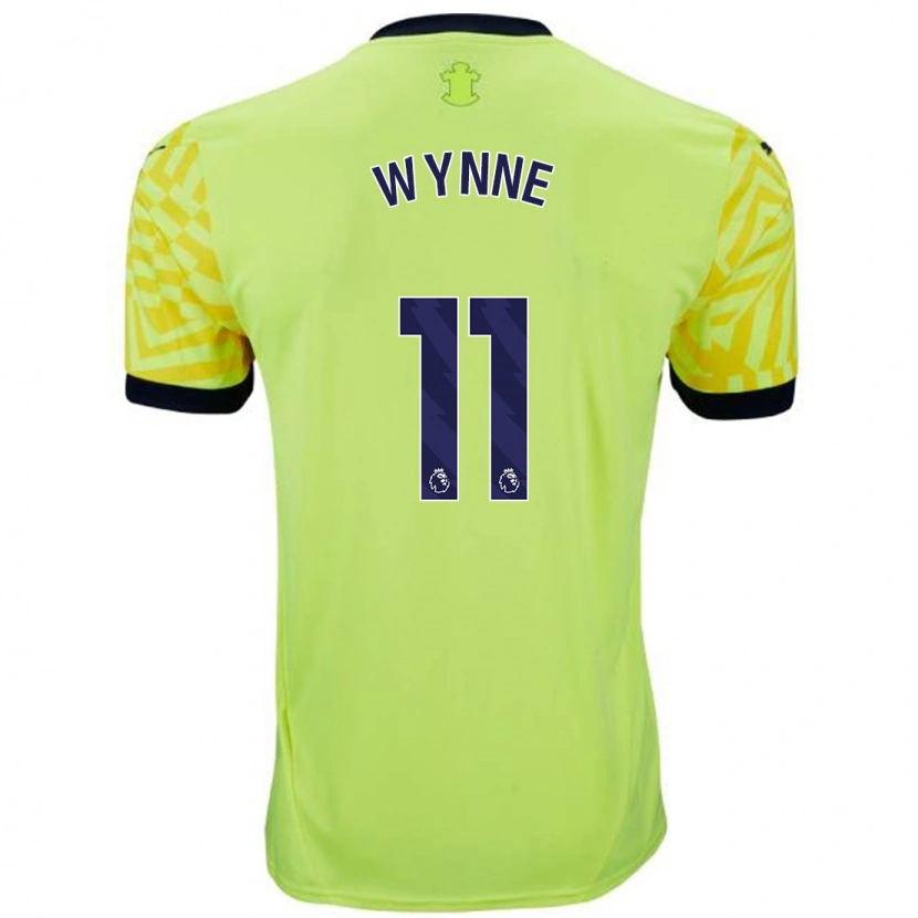 Danxen Barn Megan Wynne #11 Gul Bortatröja Matchtröjor 2024/25 Tröjor T-Tröja