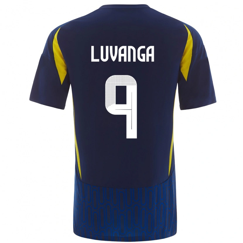 Danxen Barn Clara Luvanga #9 Blågul Bortatröja Matchtröjor 2024/25 Tröjor T-Tröja