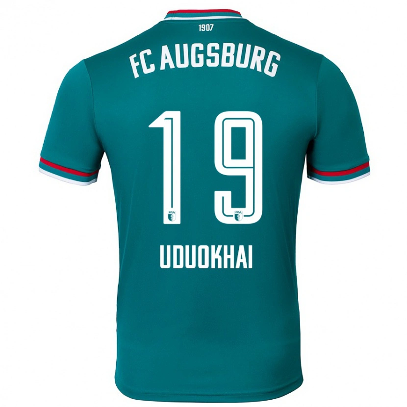 Danxen Barn Felix Uduokhai #19 Mörkgrön Bortatröja Matchtröjor 2024/25 Tröjor T-Tröja