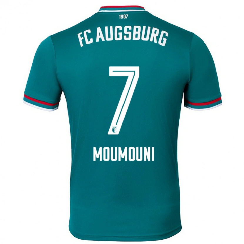 Danxen Barn Faris Moumouni #7 Mörkgrön Bortatröja Matchtröjor 2024/25 Tröjor T-Tröja