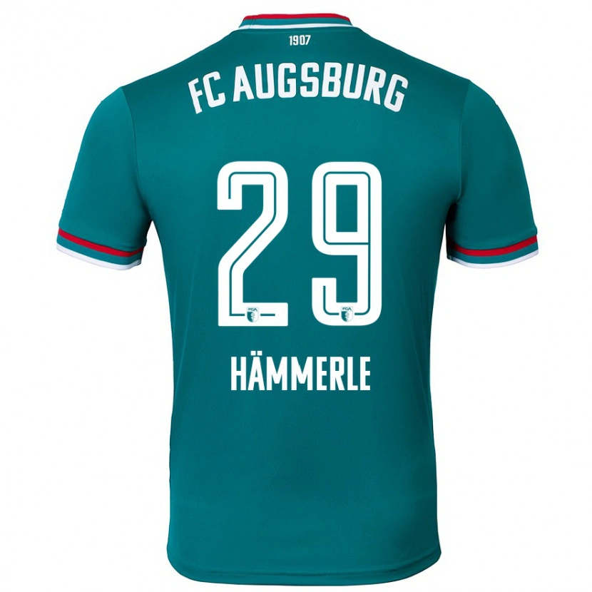 Danxen Barn Mauro Hämmerle #29 Mörkgrön Bortatröja Matchtröjor 2024/25 Tröjor T-Tröja
