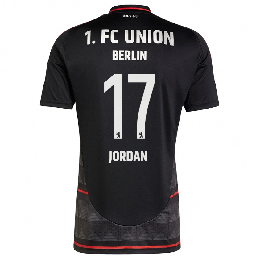 Danxen Barn Jordan #17 Svart Bortatröja Matchtröjor 2024/25 Tröjor T-Tröja
