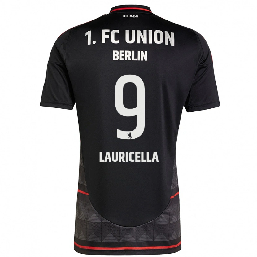 Danxen Barn Guiseppe Lauricella #9 Svart Bortatröja Matchtröjor 2024/25 Tröjor T-Tröja