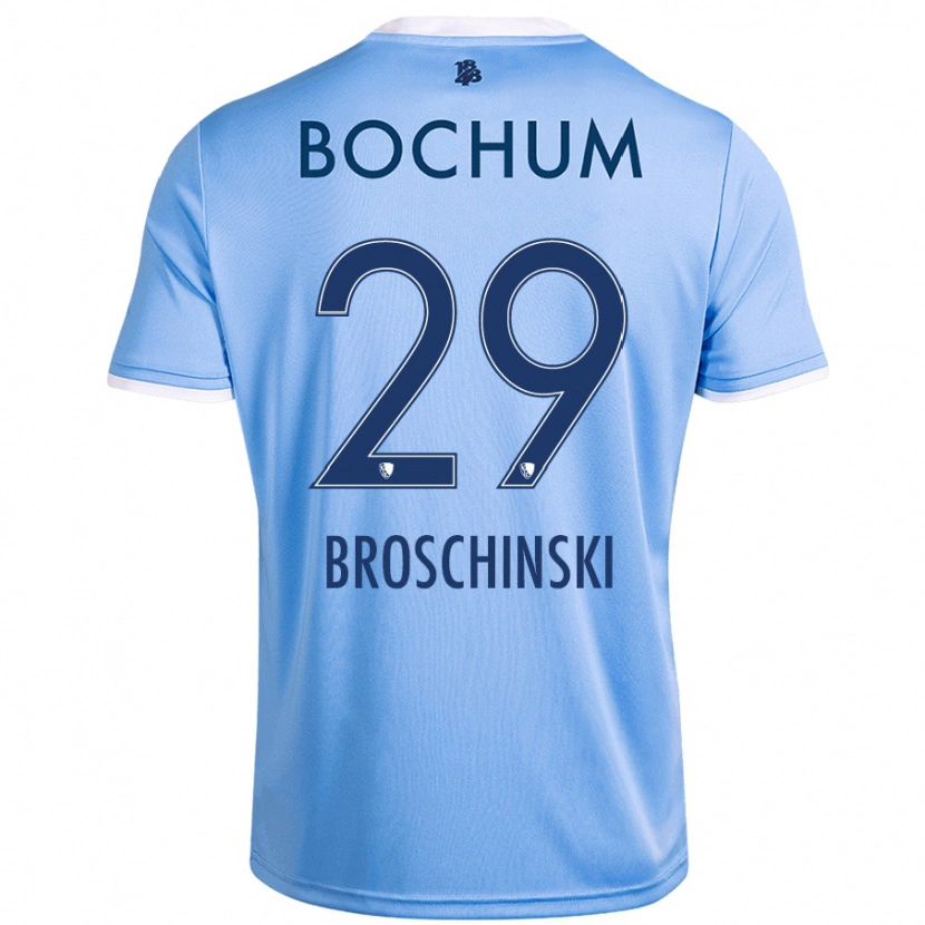 Danxen Barn Moritz Broschinski #29 Himmelsblå Bortatröja Matchtröjor 2024/25 Tröjor T-Tröja