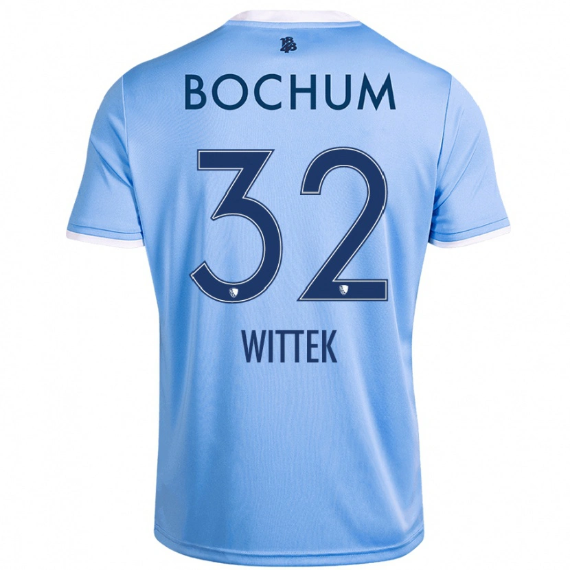 Danxen Barn Maximilian Wittek #32 Himmelsblå Bortatröja Matchtröjor 2024/25 Tröjor T-Tröja