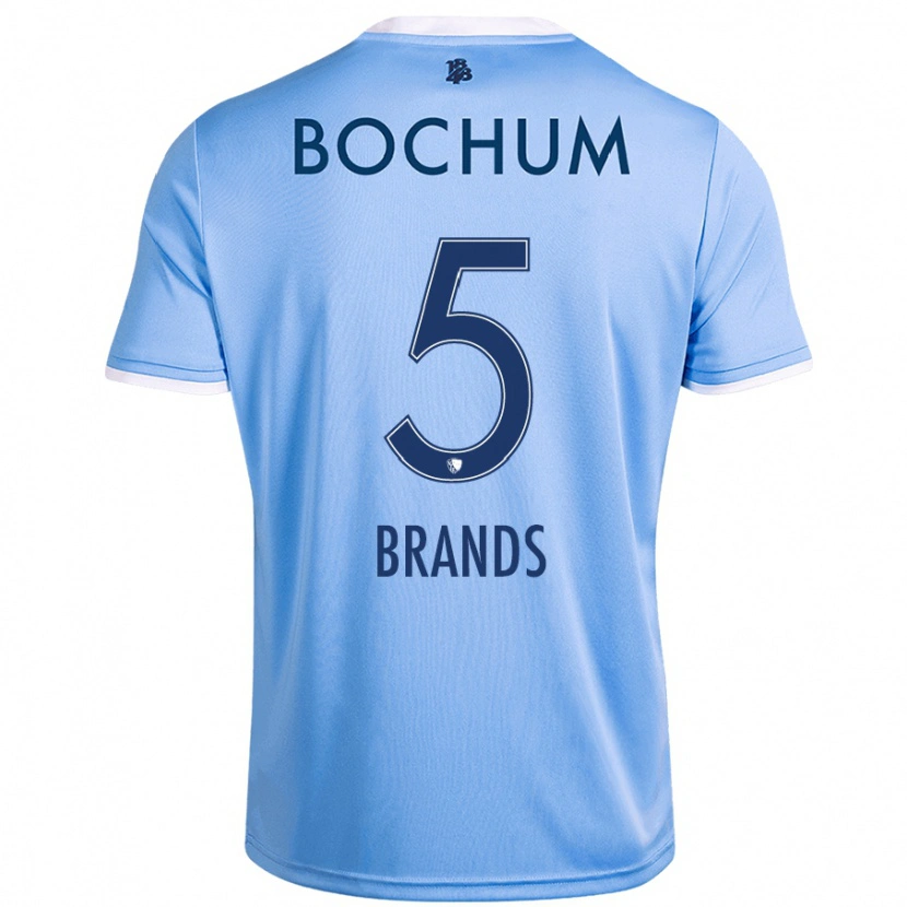 Danxen Barn Elias Brands #5 Himmelsblå Bortatröja Matchtröjor 2024/25 Tröjor T-Tröja