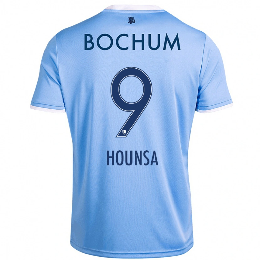 Danxen Barn Eligius Hounsa #9 Himmelsblå Bortatröja Matchtröjor 2024/25 Tröjor T-Tröja