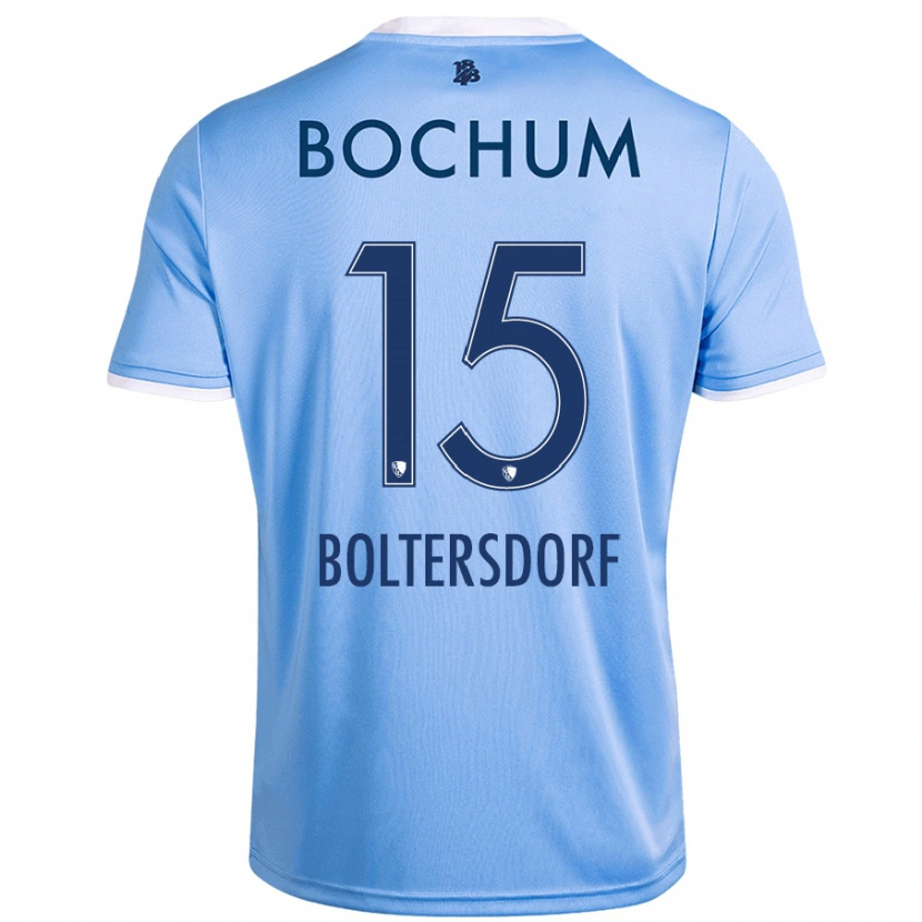 Danxen Barn Sebastian Boltersdorf #15 Himmelsblå Bortatröja Matchtröjor 2024/25 Tröjor T-Tröja