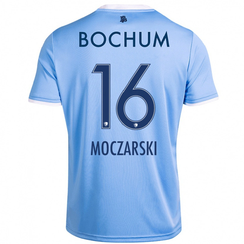 Danxen Barn Anna Moczarski #16 Himmelsblå Bortatröja Matchtröjor 2024/25 Tröjor T-Tröja