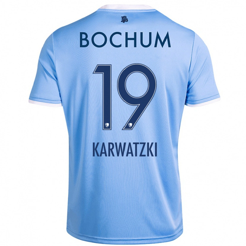 Danxen Barn Lucy Karwatzki #19 Himmelsblå Bortatröja Matchtröjor 2024/25 Tröjor T-Tröja