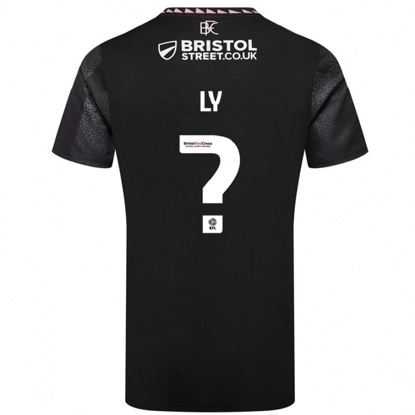 Danxen Barn Brandon Ly #0 Svart Bortatröja Matchtröjor 2024/25 Tröjor T-Tröja