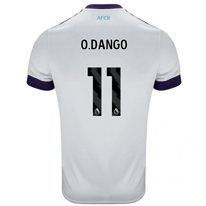 Danxen Barn Dango Ouattara #11 Vit Grön Lila Bortatröja Matchtröjor 2024/25 Tröjor T-Tröja