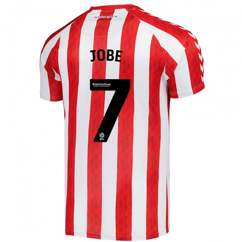 Danxen Män Jobe Bellingham #7 Röd Vit Hemmatröja Matchtröjor 2024/25 Tröjor T-Tröja