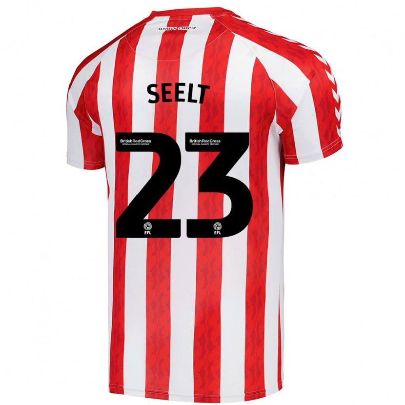 Danxen Män Jenson Seelt #23 Röd Vit Hemmatröja Matchtröjor 2024/25 Tröjor T-Tröja