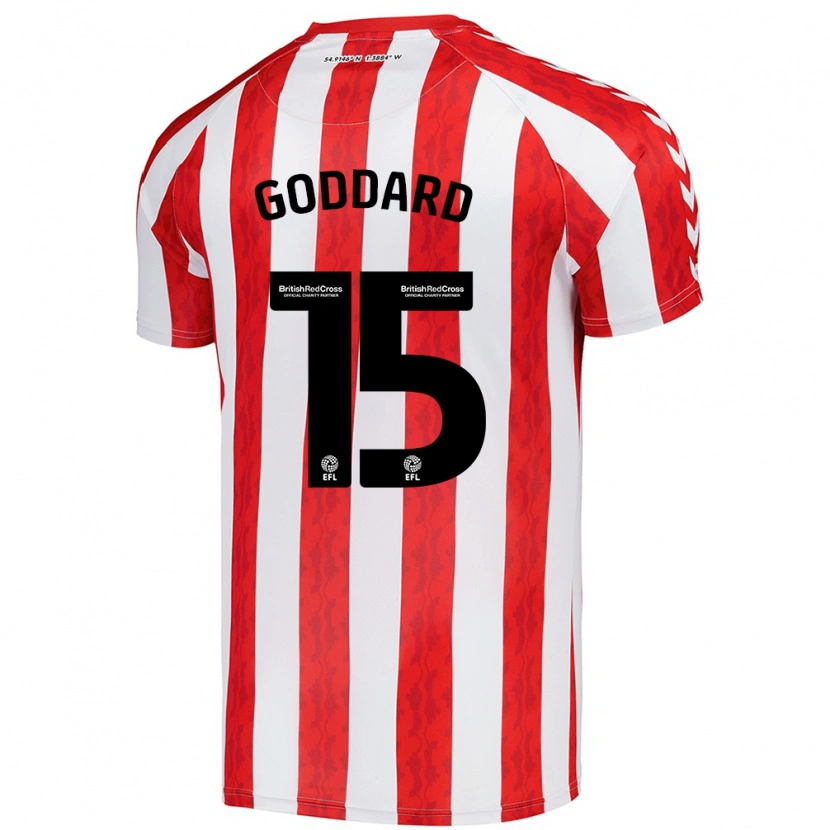 Danxen Män Amy Goddard #15 Röd Vit Hemmatröja Matchtröjor 2024/25 Tröjor T-Tröja