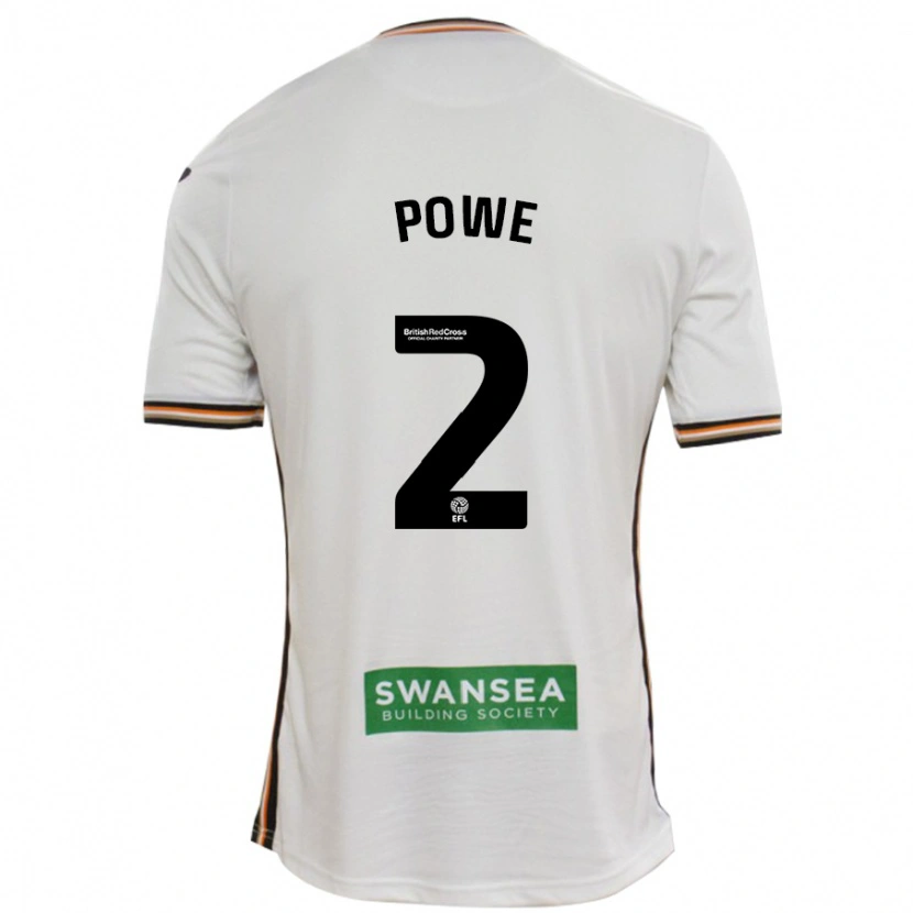 Danxen Män Alicia Powe #2 Vit Hemmatröja Matchtröjor 2024/25 Tröjor T-Tröja