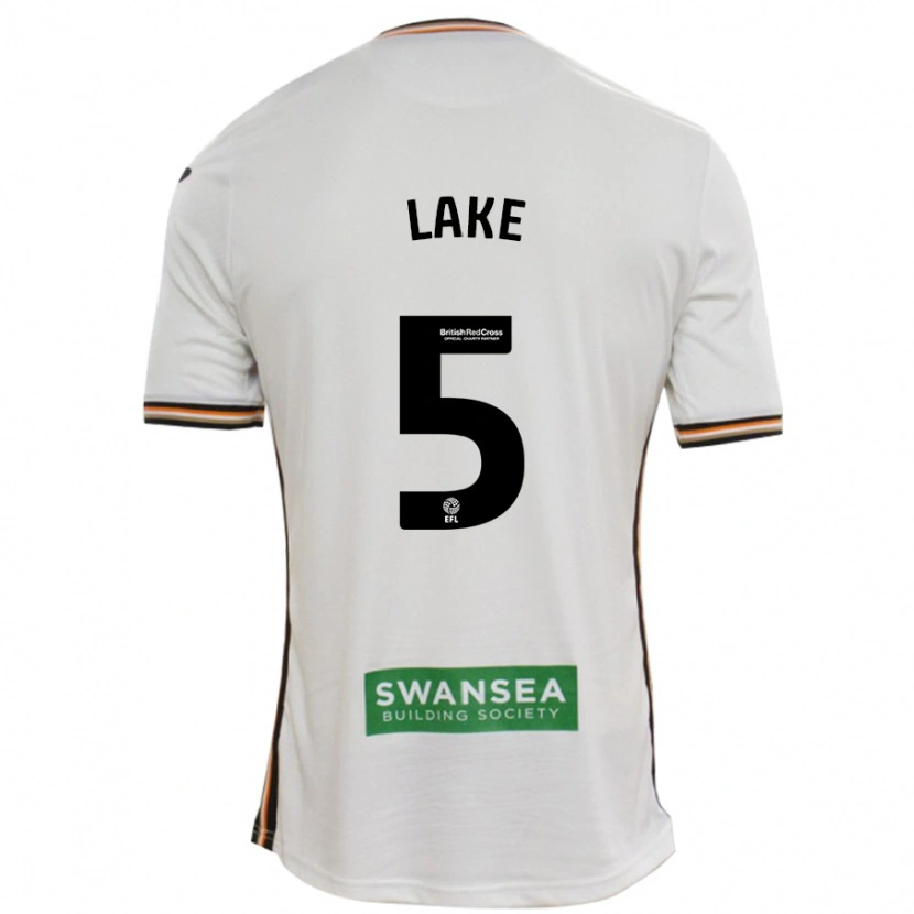 Danxen Män Ellie Lake #5 Vit Hemmatröja Matchtröjor 2024/25 Tröjor T-Tröja