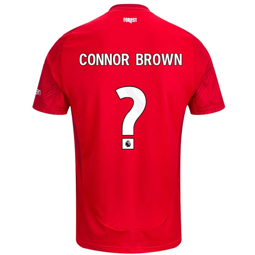 Danxen Män Connor Brown #0 Röd Vit Hemmatröja Matchtröjor 2024/25 Tröjor T-Tröja