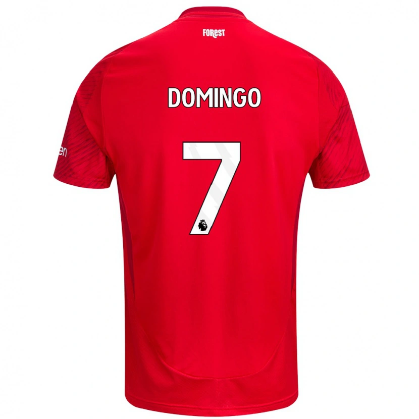 Danxen Män Sophie Domingo #7 Röd Vit Hemmatröja Matchtröjor 2024/25 Tröjor T-Tröja