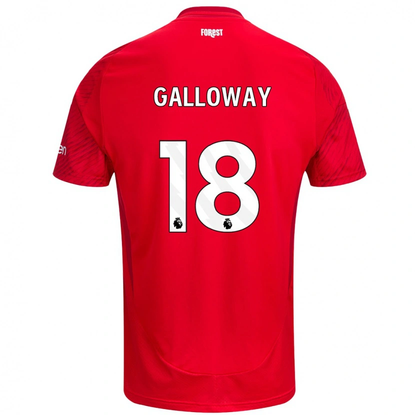 Danxen Män Bridget Galloway #18 Röd Vit Hemmatröja Matchtröjor 2024/25 Tröjor T-Tröja