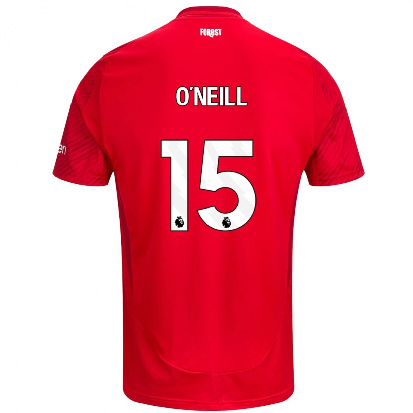 Danxen Män Laura-Jayne O'neill #15 Röd Vit Hemmatröja Matchtröjor 2024/25 Tröjor T-Tröja