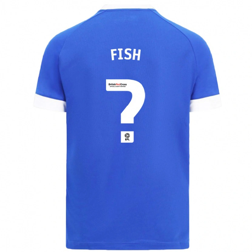 Danxen Män Will Fish #0 Himmelsblå Hemmatröja Matchtröjor 2024/25 Tröjor T-Tröja