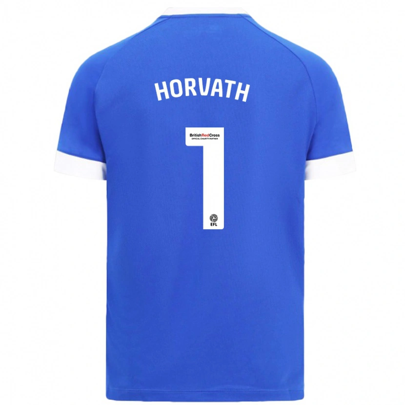 Danxen Män Ethan Horvath #1 Himmelsblå Hemmatröja Matchtröjor 2024/25 Tröjor T-Tröja