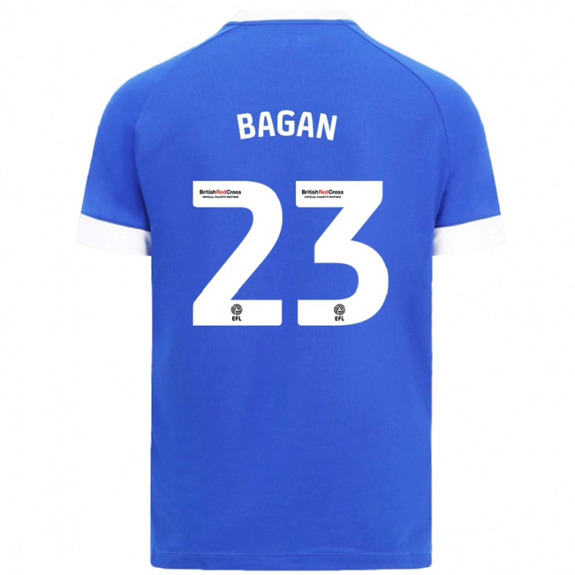 Danxen Män Joel Bagan #23 Himmelsblå Hemmatröja Matchtröjor 2024/25 Tröjor T-Tröja