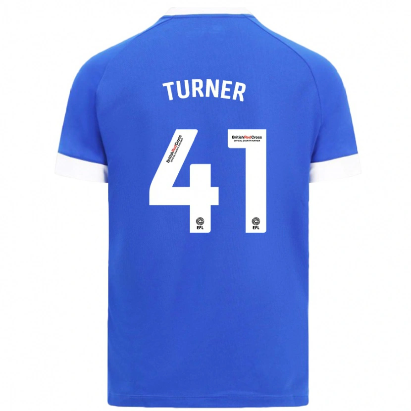 Danxen Män Matthew Turner #41 Himmelsblå Hemmatröja Matchtröjor 2024/25 Tröjor T-Tröja