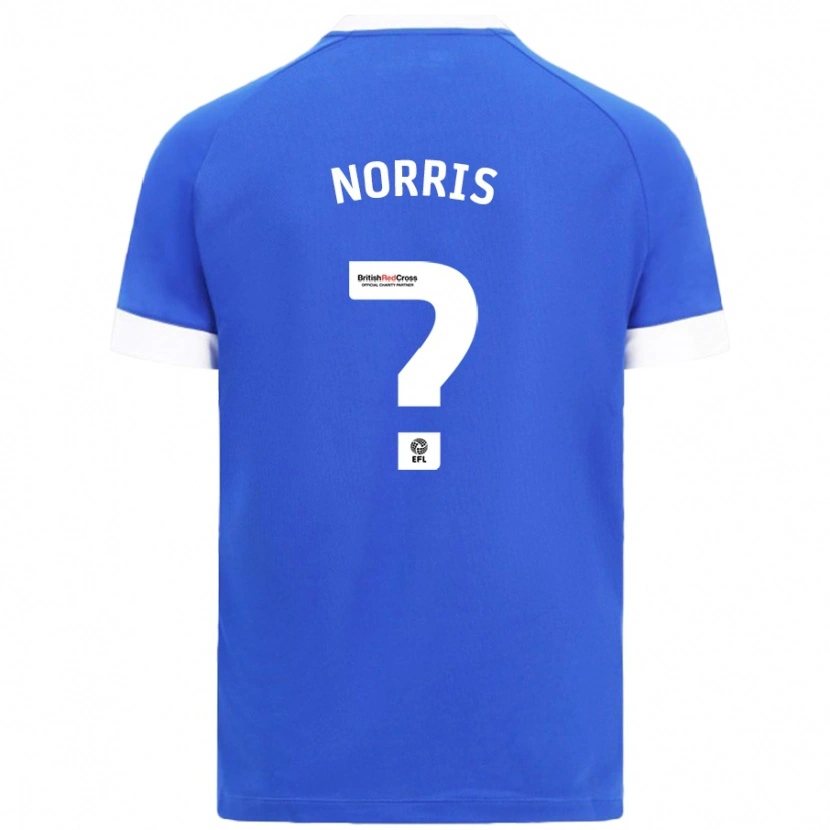 Danxen Män Jacob Norris #0 Himmelsblå Hemmatröja Matchtröjor 2024/25 Tröjor T-Tröja