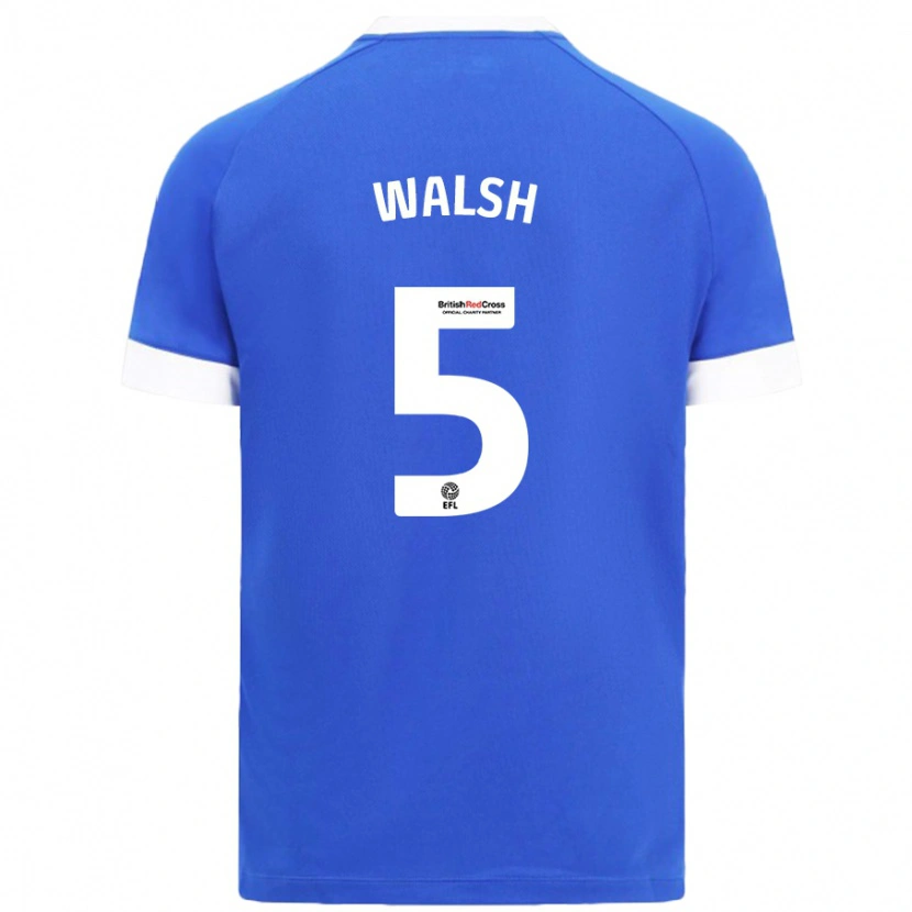 Danxen Män Siobhan Walsh #5 Himmelsblå Hemmatröja Matchtröjor 2024/25 Tröjor T-Tröja