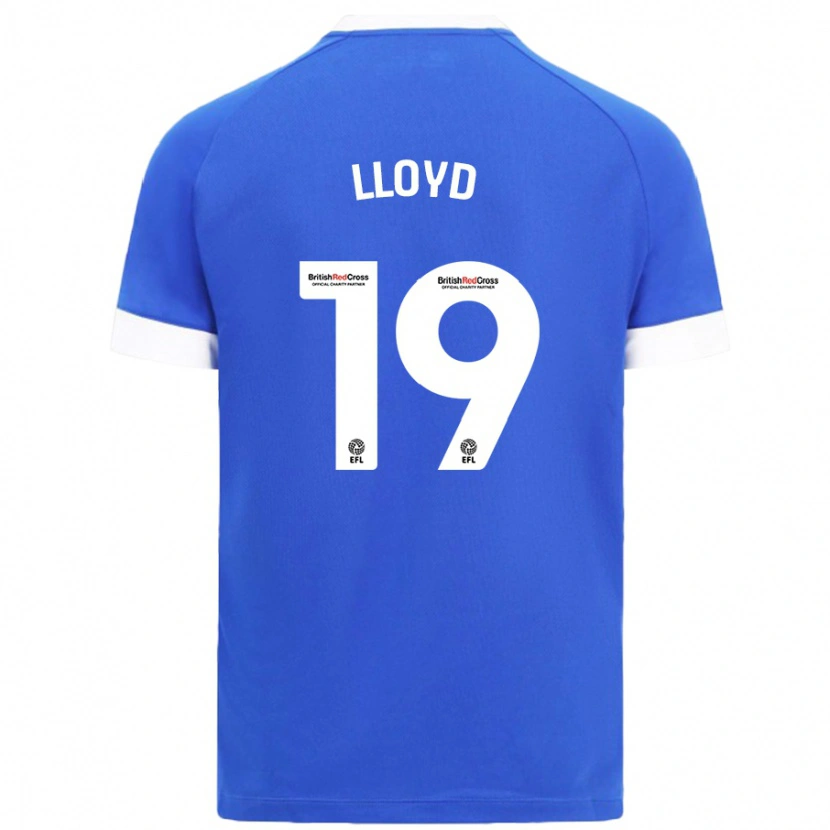 Danxen Män Madison Lloyd #19 Himmelsblå Hemmatröja Matchtröjor 2024/25 Tröjor T-Tröja