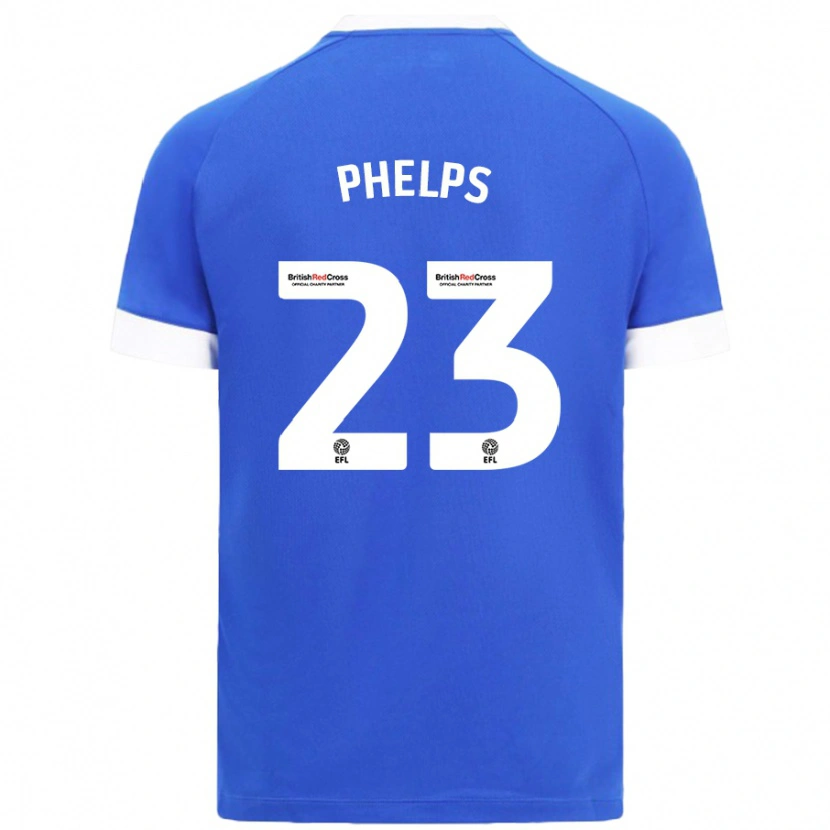 Danxen Män Anna Phelps #23 Himmelsblå Hemmatröja Matchtröjor 2024/25 Tröjor T-Tröja