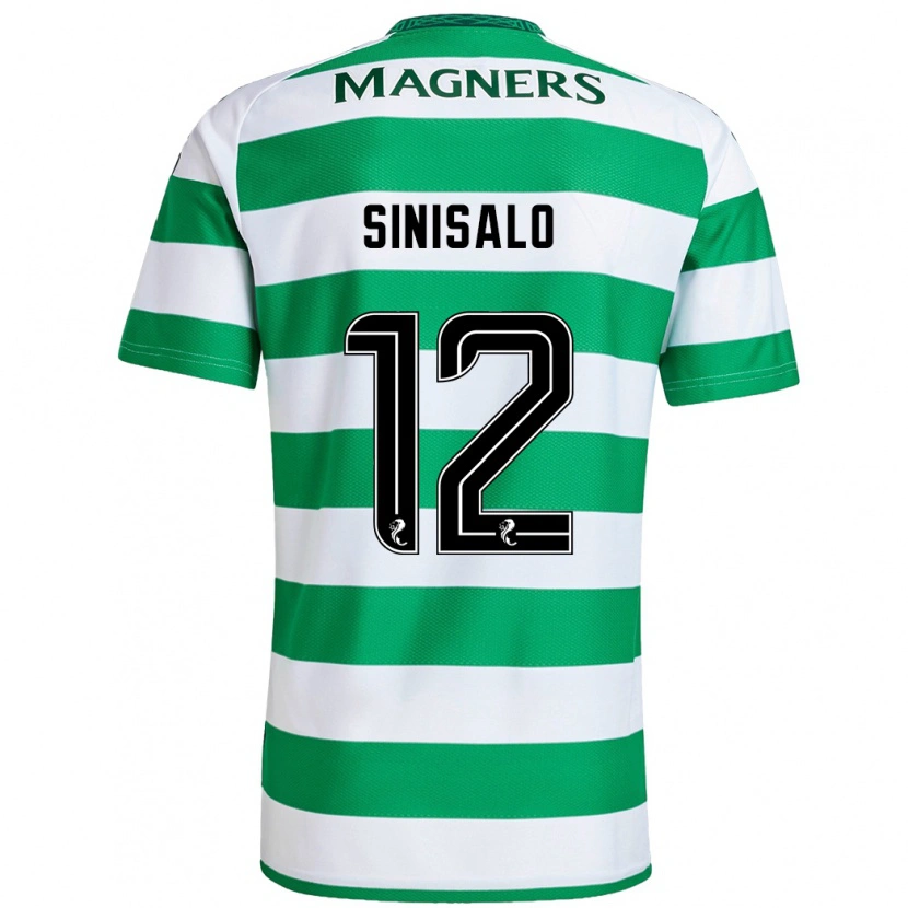 Danxen Män Viljami Sinisalo #12 Grön Vit Hemmatröja Matchtröjor 2024/25 Tröjor T-Tröja