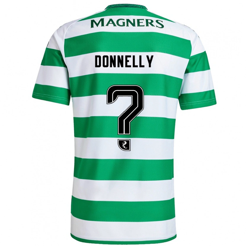 Danxen Män Jacob Donnelly #0 Grön Vit Hemmatröja Matchtröjor 2024/25 Tröjor T-Tröja